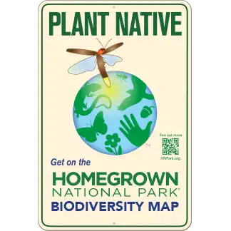 Protect native plants with the Homegrown National Park biodiversity map to support environmental conservation and local ecosystems.